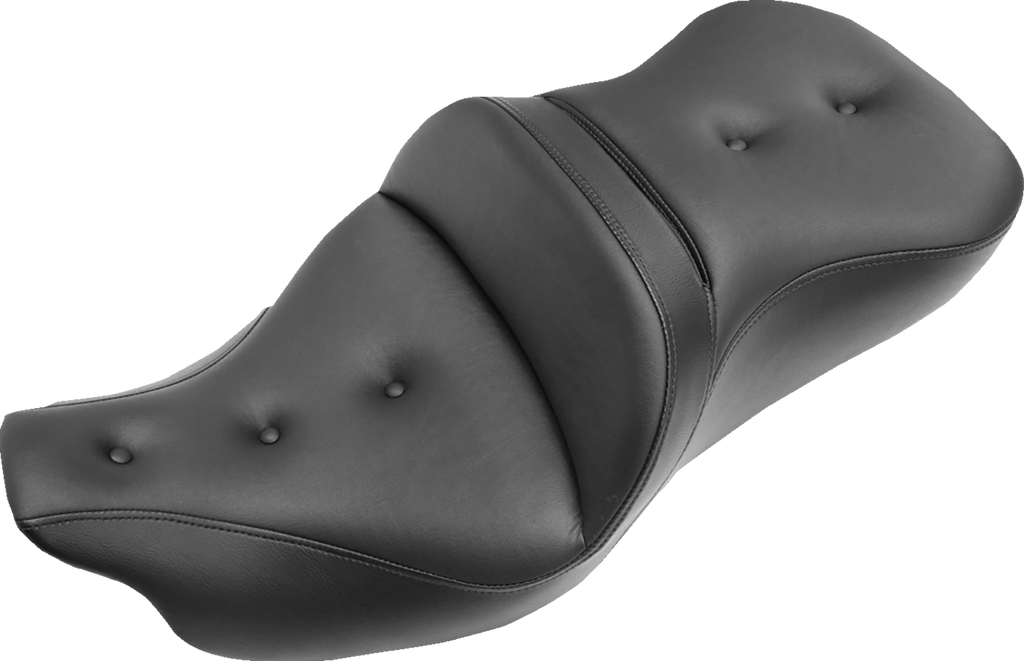 SADDLEMEN Pillow-Top Roadsofa™ Seat - Black - FLH/FLT '99-'07 897-07-181 — image 2
