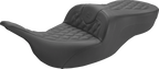 SADDLEMEN Roadsofa™ Seat - Full Lattice Stitch - without Backrest - FLT/FLH '97-'07 897-07-182 — image 1