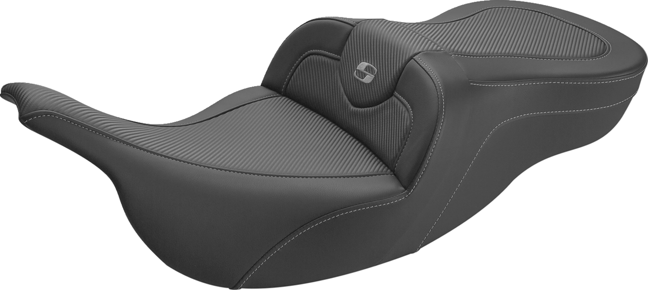 SADDLEMEN Roadsofa™ Seat - Carbon Fiber - without Backrest - '97-'07 FL 897-07-185 — image 1