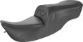 SADDLEMEN RoadSofa™ Seat - without Backrest - Black w/ Black Stitching - FLH/FLT '97-'07 897-07-187 — image 1