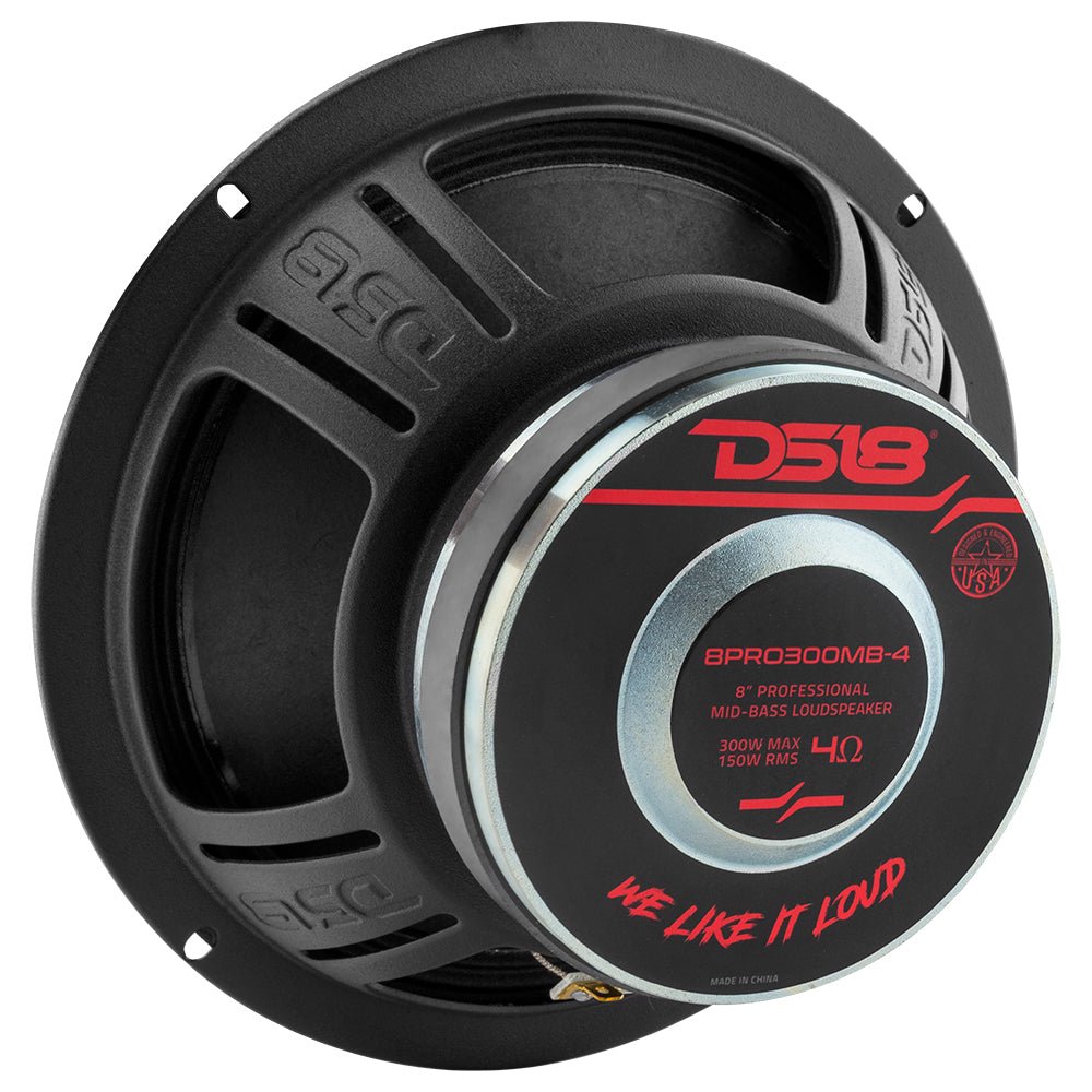 DS18 8PRO300MB-4 8" Mid-Bass Loudspeaker 150 Watts Rms 4-Ohm — image 4