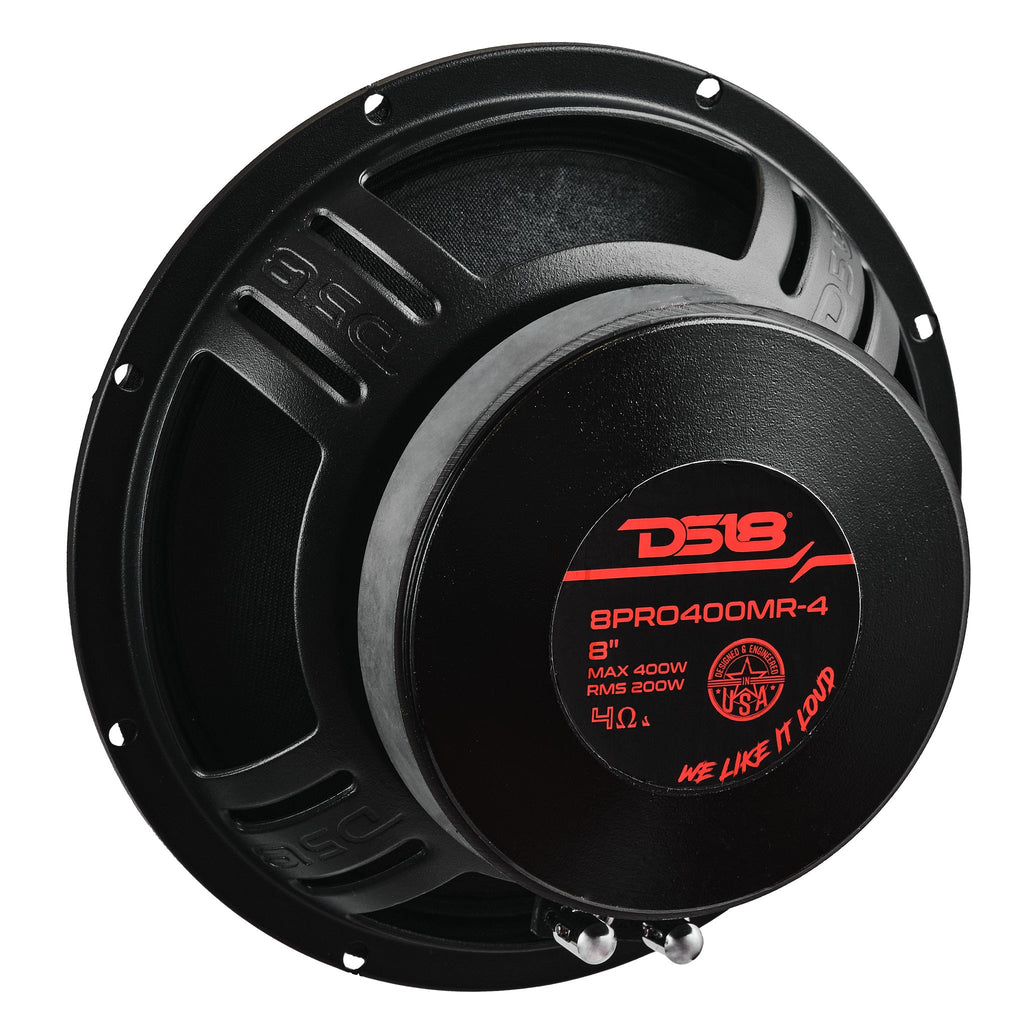 DS18 8PRO400MR-4 PRO 8” High Sensitivity Professional Mid-Range Loudspeaker 200 Watts Rms 4-Ohm — image 4