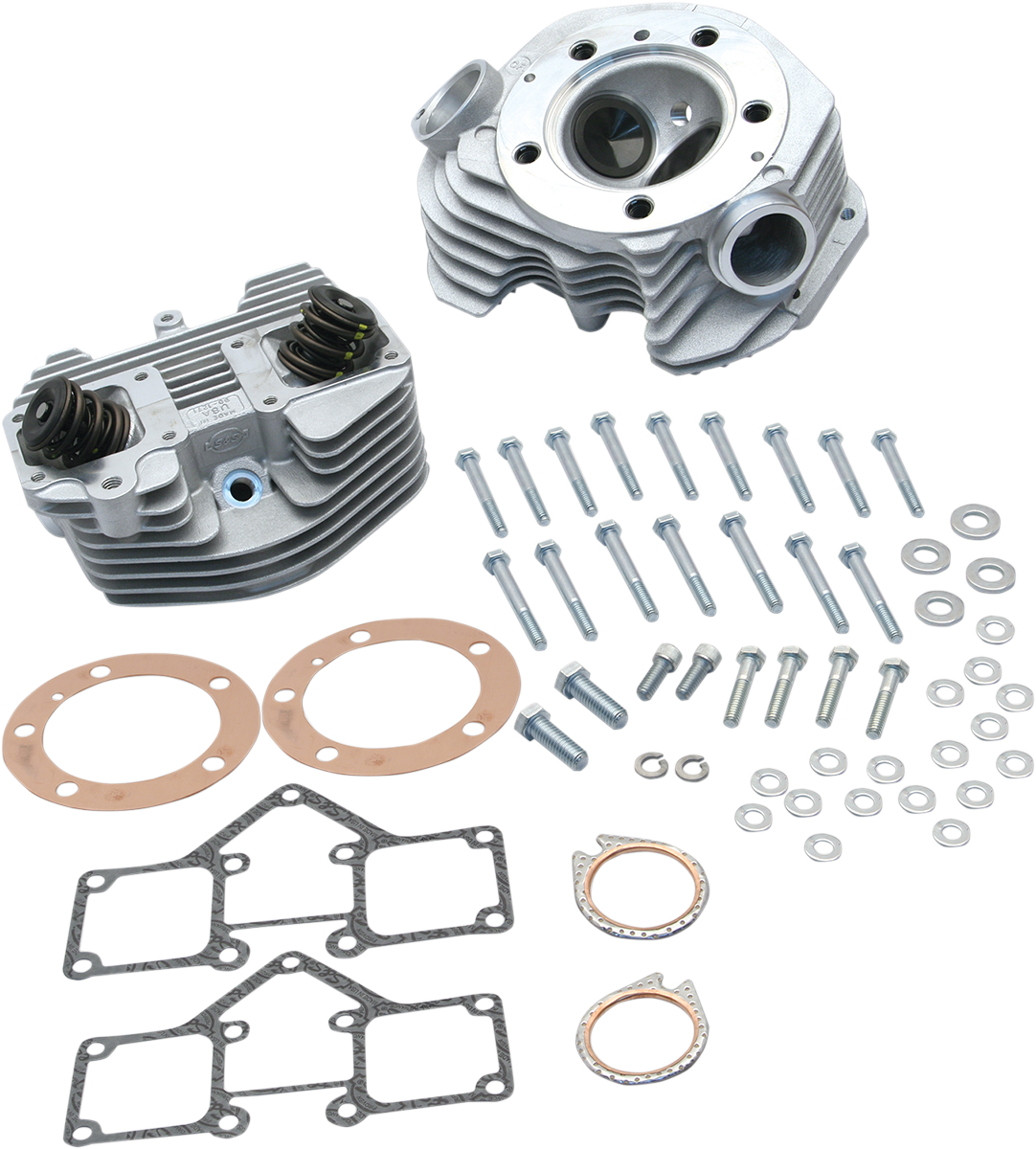 S&S CYCLE Cylinder Head Kit - Super Stock® - Single Plug - Band Style - Big Twin 90-1499 — image 1