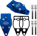 S&S CYCLE Billet Head Breather Kit - Anodized Blue - Twin Cam '99-'17 900-1299 — image 1