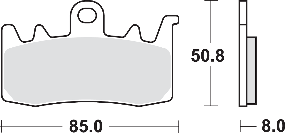 SBS HS Brake Pads 900HS — image 2