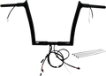 FAT BAGGERS INC. EZ Install Wired 1-1/4" Pointed Top Handlebar Kit - 12" - Black 901912-B — image 1