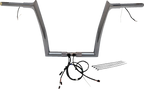 FAT BAGGERS INC. EZ Install Wired 1-1/4" Pointed Top Handlebar Kit - 12" - Chrome 901912 — image 1