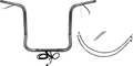 FAT BAGGERS INC. EZ Install Wired 1-1/4" Round Top Handlebar Kit - 16" - Chrome 902516 — image 1