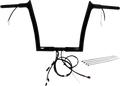 FAT BAGGERS INC. EZ Install Wired 1-1/4" Pointed Top Handlebar Kit - 12" - Black 902912-B — image 1