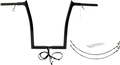 FAT BAGGERS INC. EZ Install Wired 1-1/4" Pointed Top Handlebar Kit - 16" - Black 902916-B — image 1