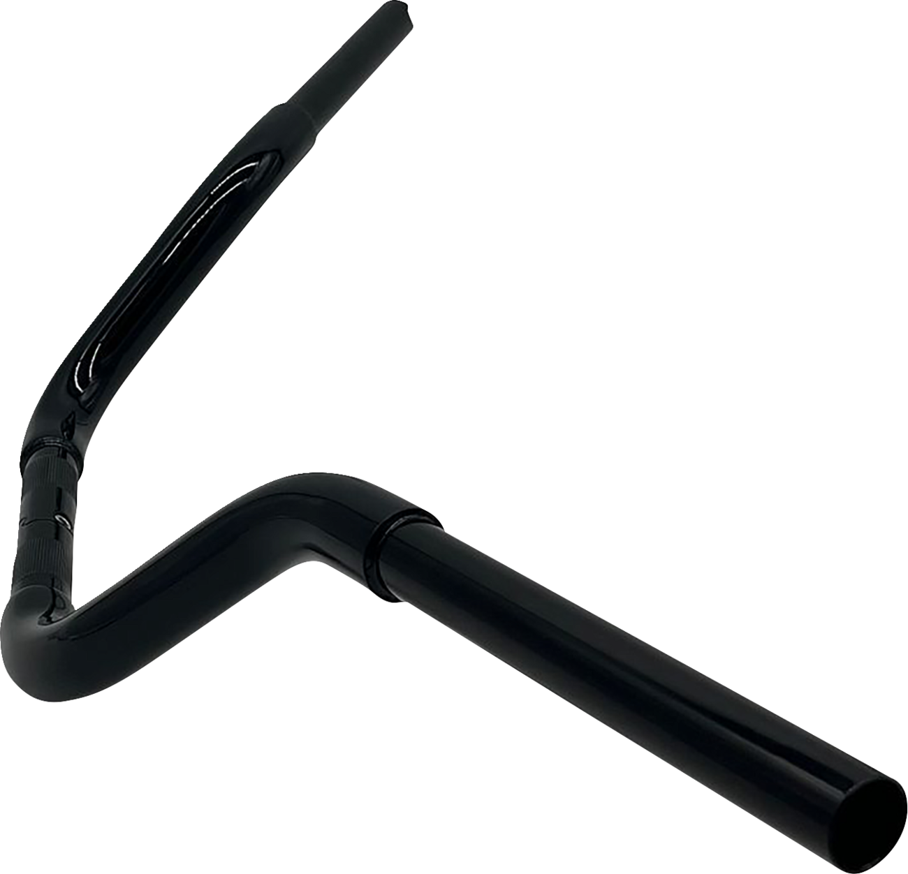 FAT BAGGERS INC. 1-1/4" EZ Install Round Top Handlebar - 8" - Black 903008-B — image 2