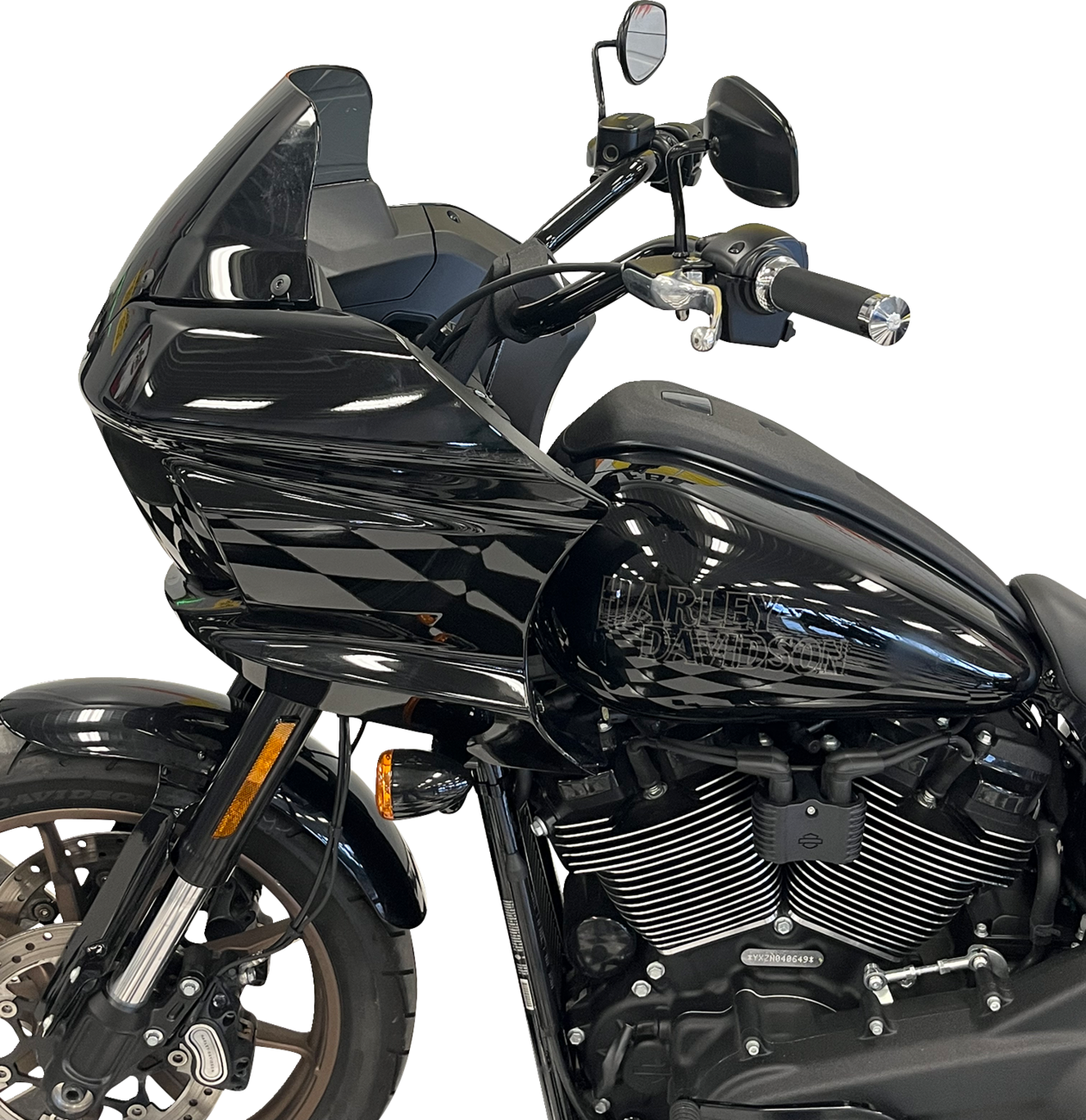 FAT BAGGERS INC. 1-1/4" EZ Install Round Top Handlebar - 8" - Black 903008-B — image 3