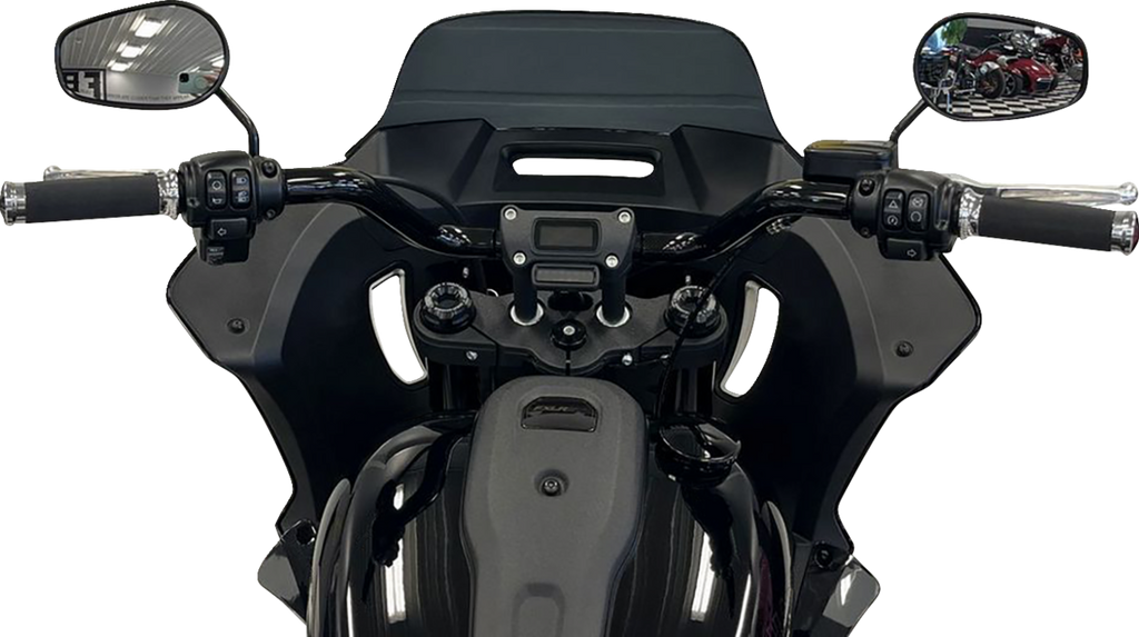 FAT BAGGERS INC. 1-1/4" EZ Install Round Top Handlebar - 8" - Black 903008-B — image 4