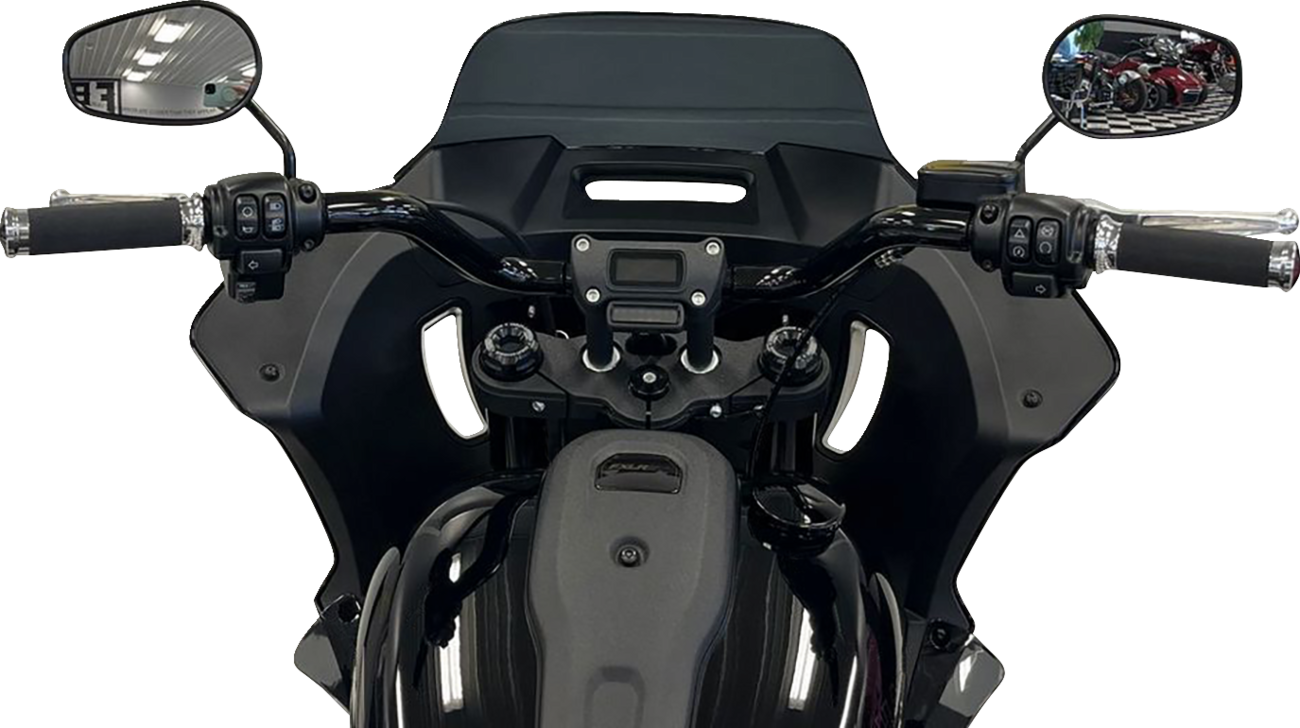 FAT BAGGERS INC. 1-1/4" EZ Install Round Top Handlebar - 8" - Black 903008-B — image 4