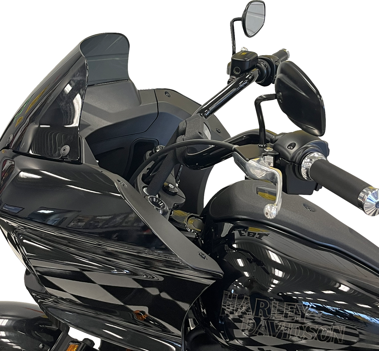 FAT BAGGERS INC. 1-1/4" EZ Install Round Top Handlebar - 8" - Black 903008-B — image 6