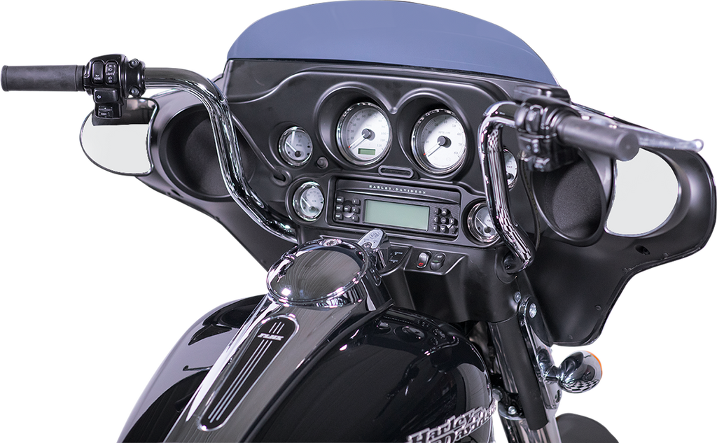 FAT BAGGERS INC. 1-1/4" EZ Install Round Top Handlebar - 12" - Chrome 903012 — image 2