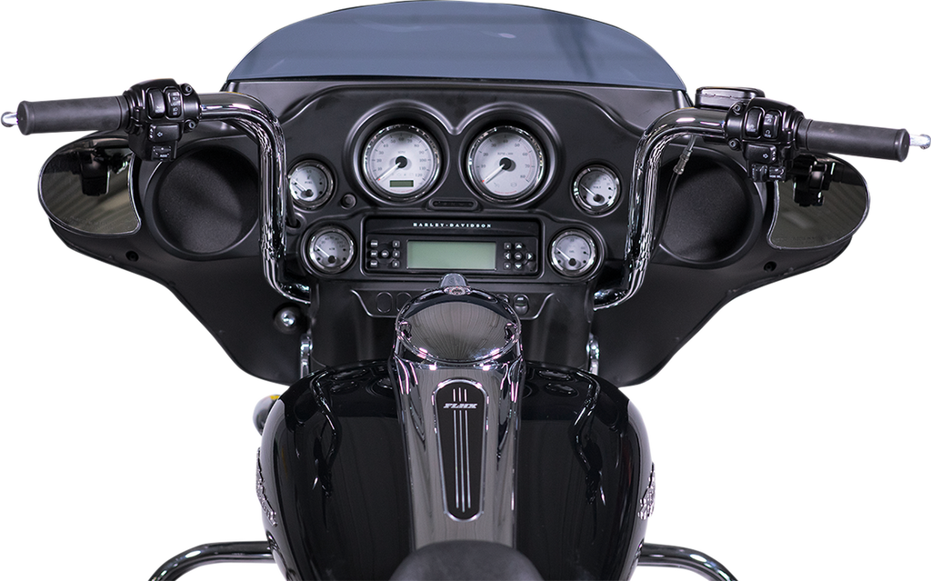 FAT BAGGERS INC. 1-1/4" EZ Install Round Top Handlebar - 12" - Chrome 903012 — image 4