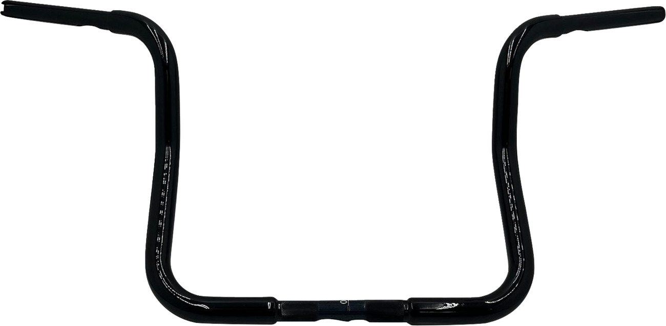 FAT BAGGERS INC. 1-1/4" EZ Install Round Top Handlebar - Reduced Reach - 13" - Black 903013-B — image 1