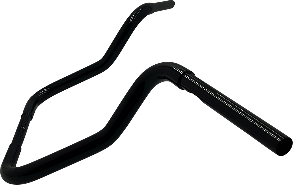 FAT BAGGERS INC. 1-1/4" EZ Install Round Top Handlebar - Reduced Reach - 13" - Black 903013-B — image 2