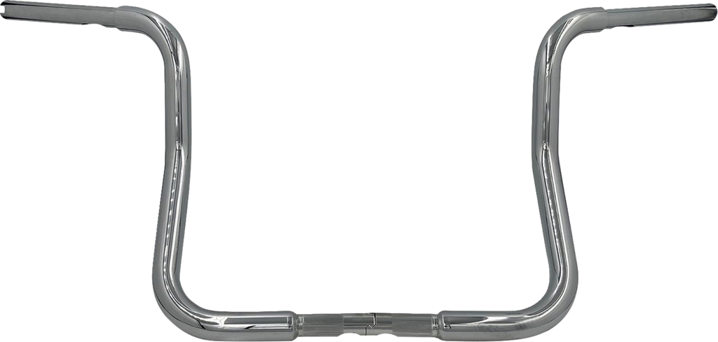 FAT BAGGERS INC. 1-1/4" EZ Install Round Top Handlebar - Reduced Reach - 13" - Chrome 903013 — image 1