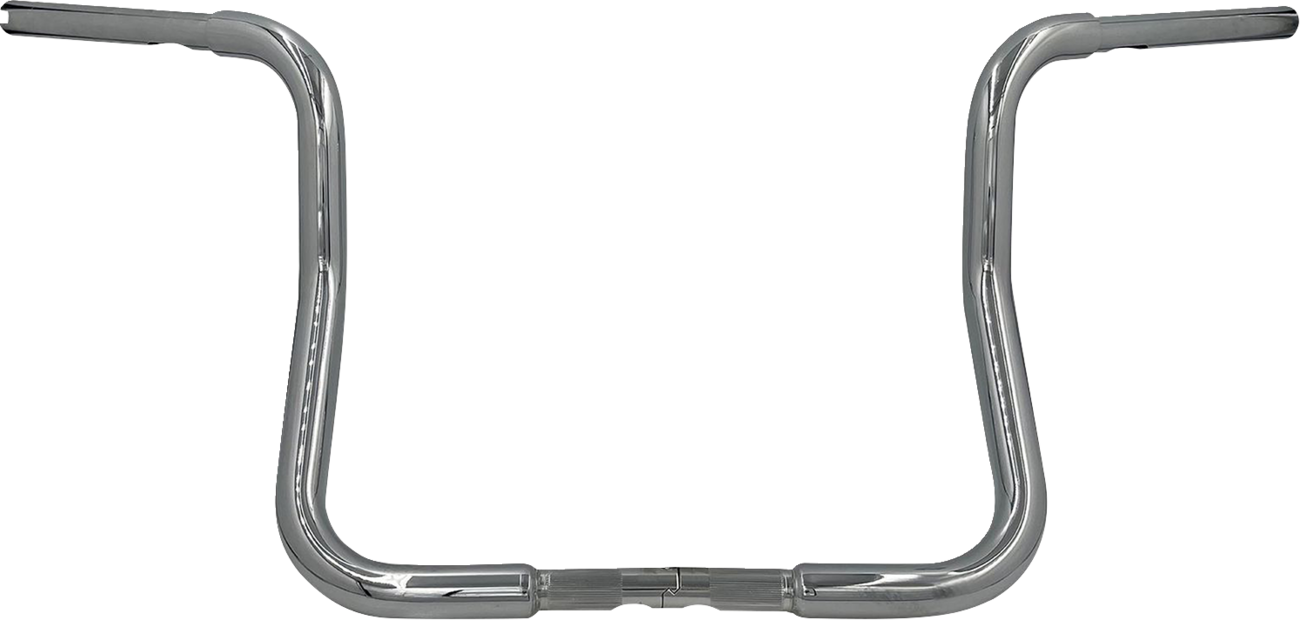 FAT BAGGERS INC. 1-1/4" EZ Install Round Top Handlebar - Reduced Reach - 13" - Chrome 903013 — image 1