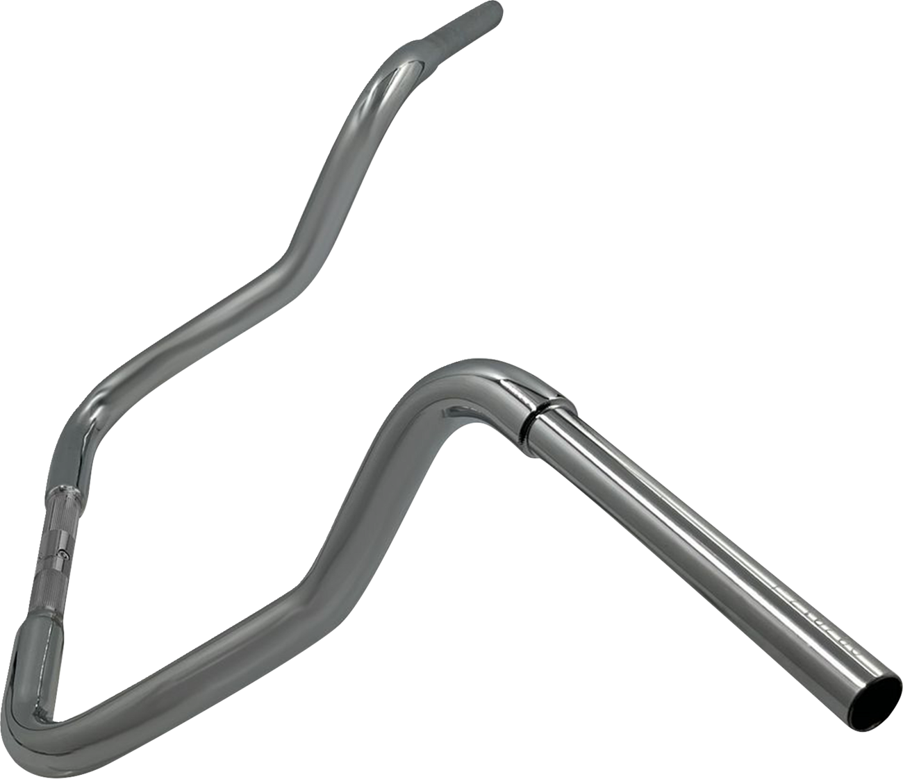 FAT BAGGERS INC. 1-1/4" EZ Install Round Top Handlebar - Reduced Reach - 13" - Chrome 903013 — image 2
