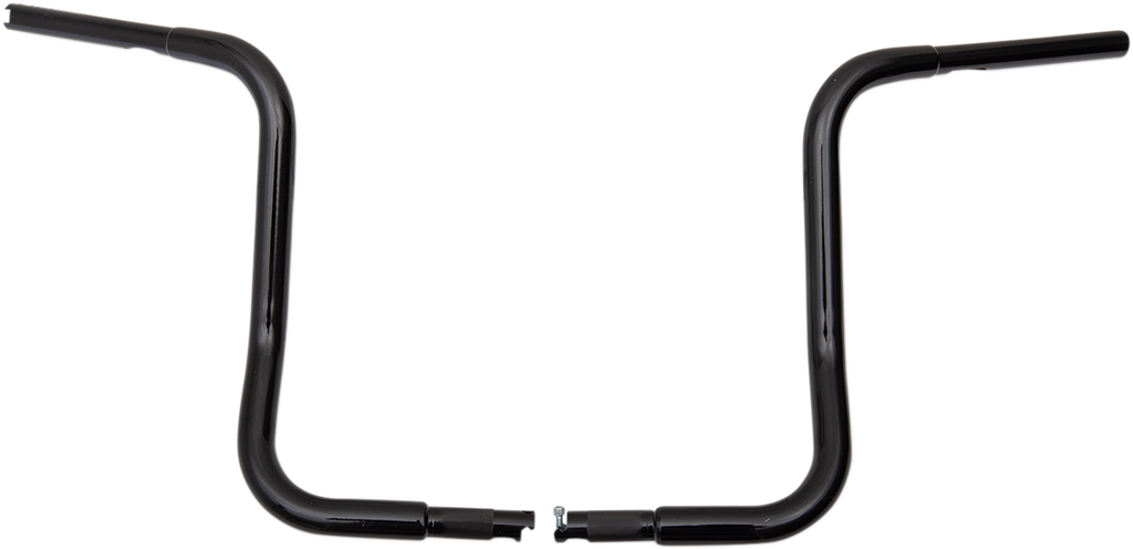 FAT BAGGERS INC. 1-1/4" EZ Install Round Top Handlebar - 14" - Black 903014-B — image 1