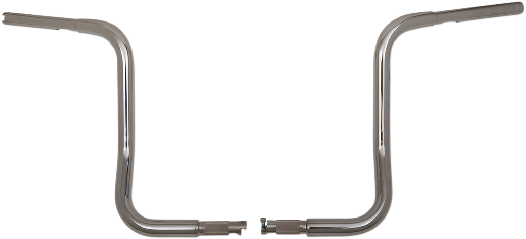 FAT BAGGERS INC. 1-1/4" EZ Install Round Top Handlebar - 14" - Chrome 903014 — image 7