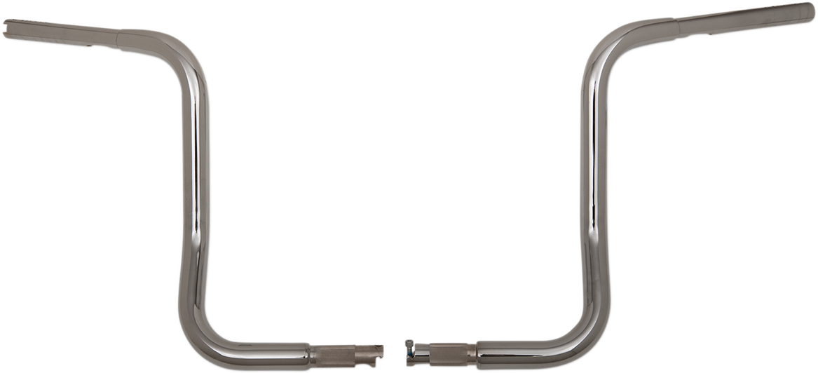 FAT BAGGERS INC. 1-1/4" EZ Install Round Top Handlebar - 14" - Chrome 903014 — image 7