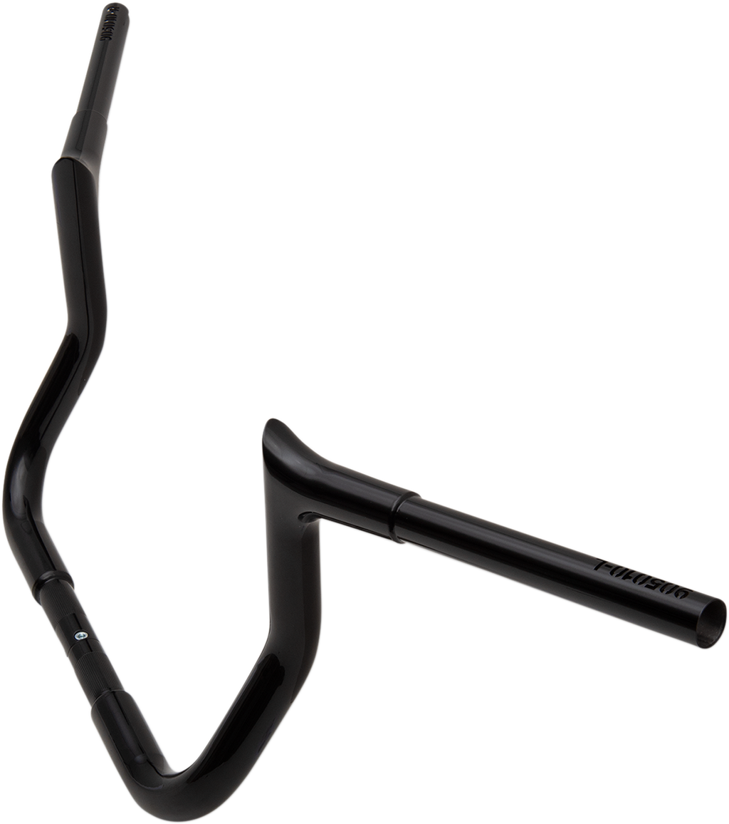 FAT BAGGERS INC. 1-1/4" EZ Install Pointed Top Handlebar - 10" - Black 905010-B — image 3