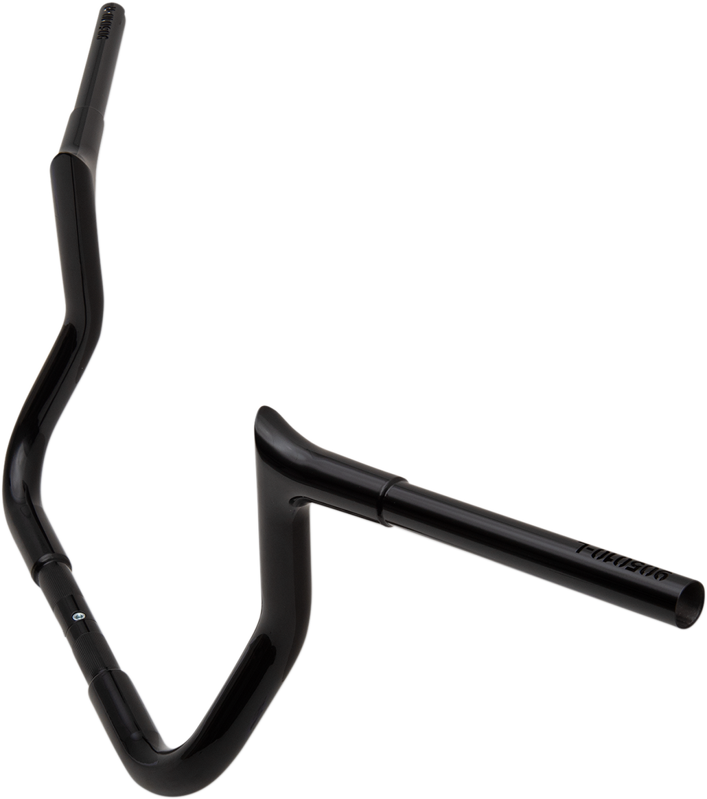 FAT BAGGERS INC. 1-1/4" EZ Install Pointed Top Handlebar - 10" - Black 905010-B — image 3