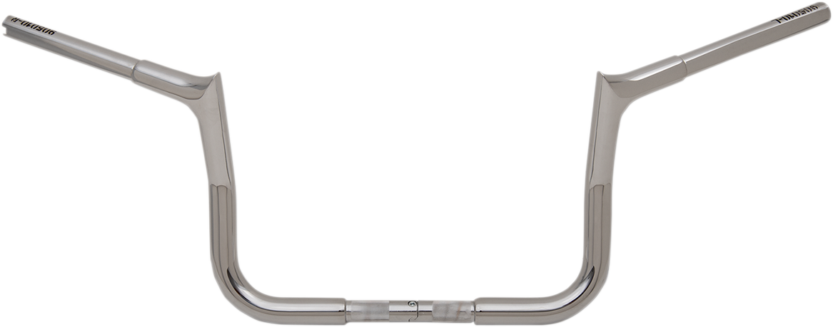 FAT BAGGERS INC. 1-1/4" EZ Install Pointed Top Handlebar - 10" - Chrome 905010 — image 1