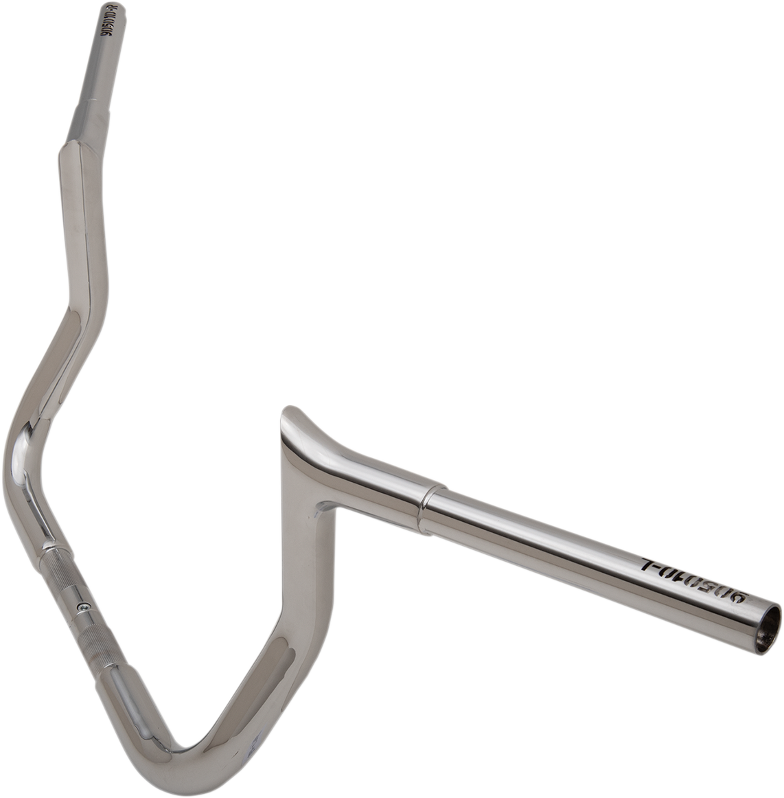 FAT BAGGERS INC. 1-1/4" EZ Install Pointed Top Handlebar - 10" - Chrome 905010 — image 10