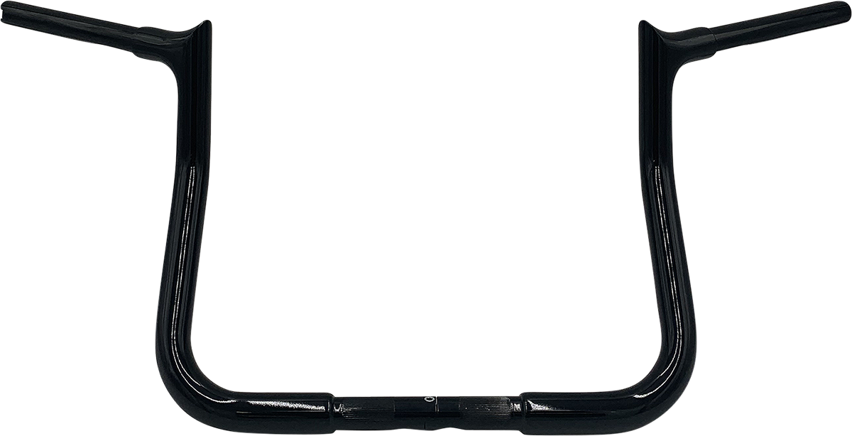FAT BAGGERS INC. 1-1/4" EZ Install Pointed Top Handlebar - Reduced Reach - 11" - Black 905011-B — image 1