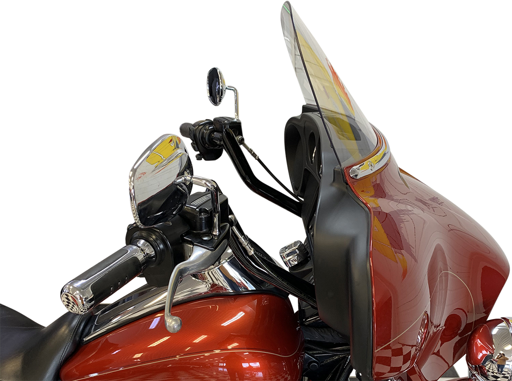 FAT BAGGERS INC. 1-1/4" EZ Install Pointed Top Handlebar - Reduced Reach - 11" - Black 905011-B — image 3