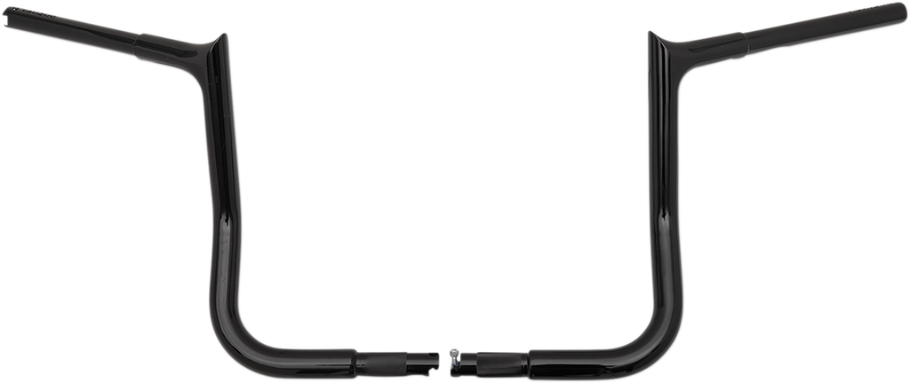 FAT BAGGERS INC. 1-1/4" EZ Install Pointed Top Handlebar - 12" - Black 905012-B-X — image 1