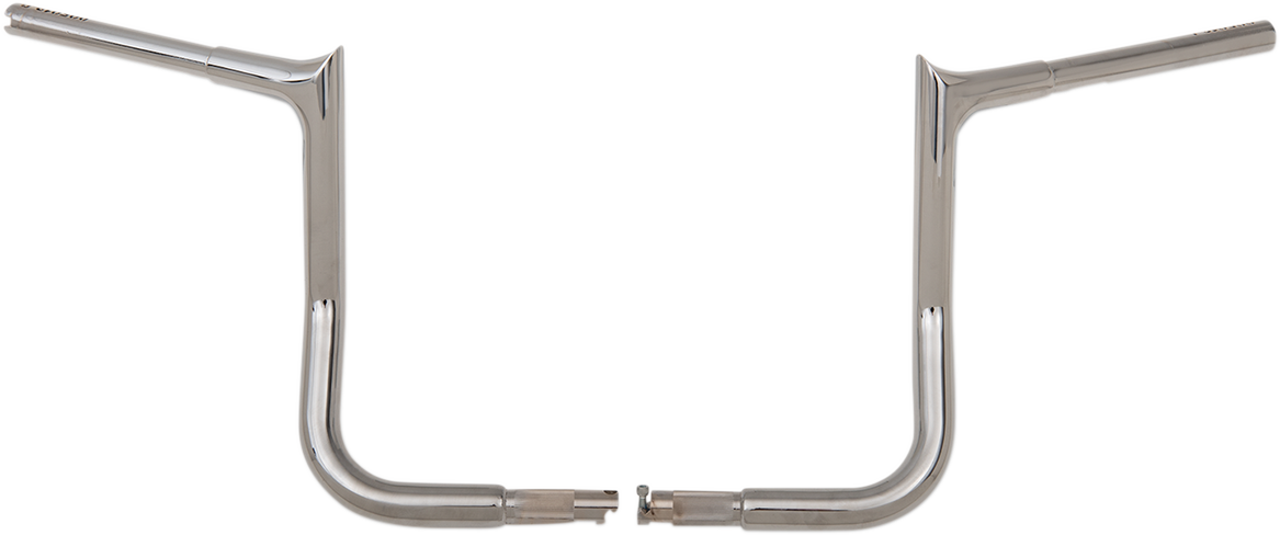 FAT BAGGERS INC. 1-1/4" EZ Install Pointed Top Handlebar - 12" - Chrome 905012 — image 9
