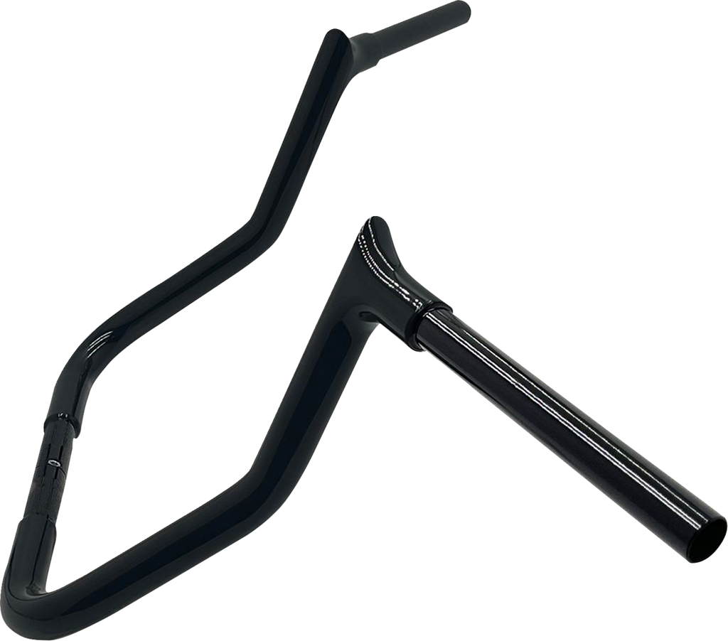 FAT BAGGERS INC. 1-1/4" EZ Install Pointed Top Handlebar - Reduced Reach - 13" - Black 905013-B — image 2