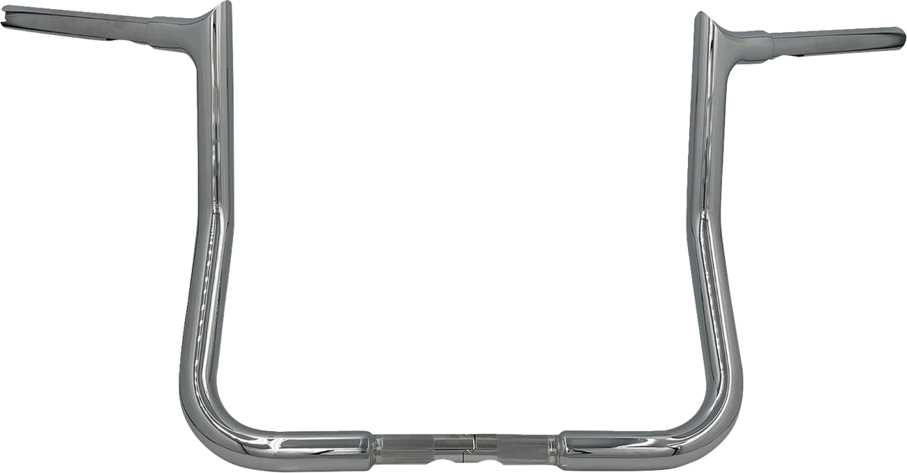 FAT BAGGERS INC. 1-1/4" EZ Install Pointed Top Handlebar - Reduced Reach - 13" - Chrome 905013 — image 1