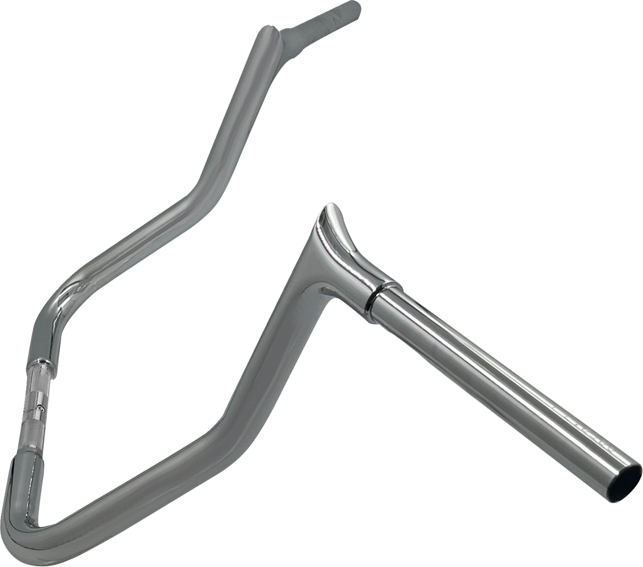 FAT BAGGERS INC. 1-1/4" EZ Install Pointed Top Handlebar - Reduced Reach - 13" - Chrome 905013 — image 2