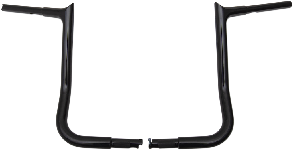 FAT BAGGERS INC. 1-1/4" EZ Install Pointed Top Handlebar - 14" - Black 905014-B — image 1
