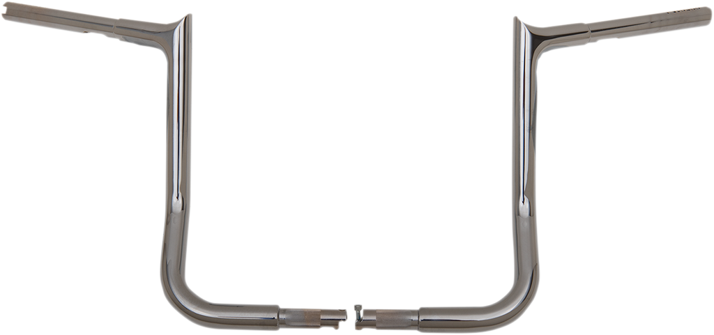 FAT BAGGERS INC. 1-1/4" EZ Install Pointed Top Handlebar - 14" - Chrome 905014 — image 1