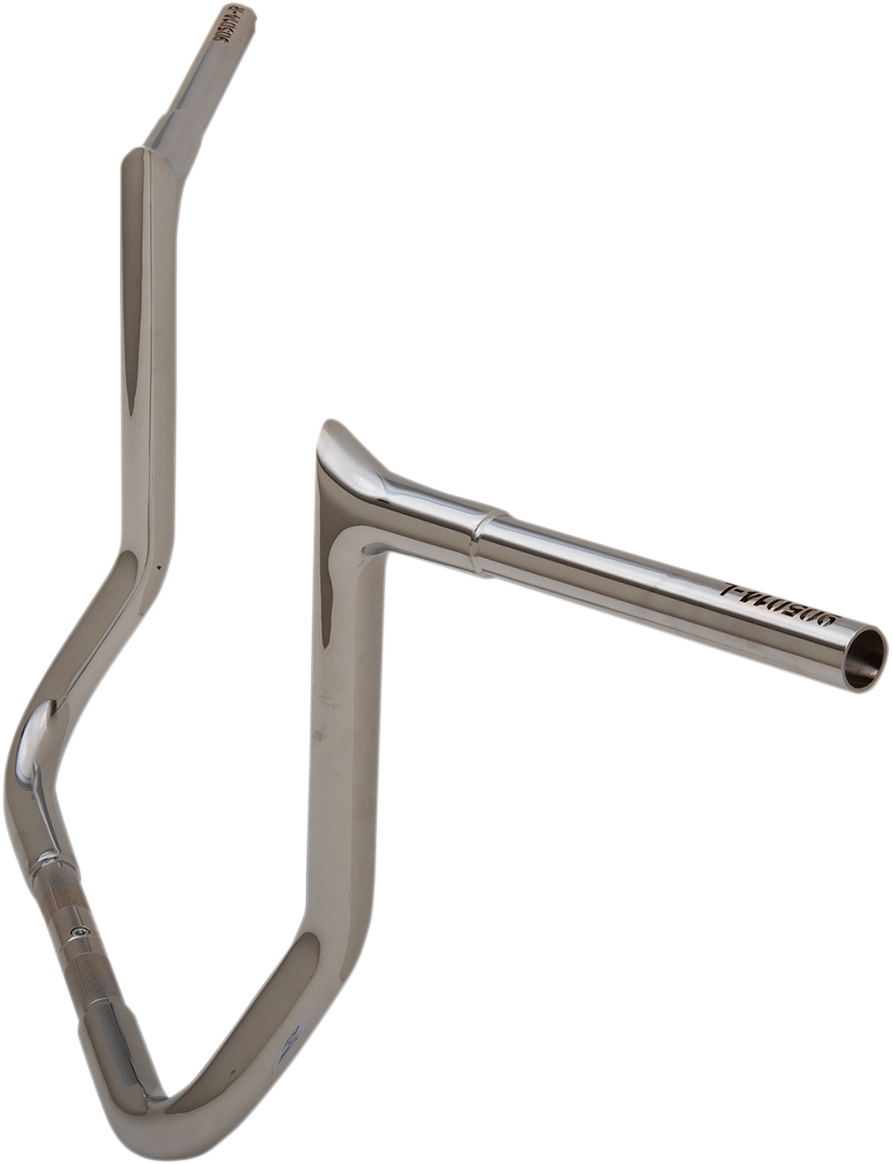 FAT BAGGERS INC. 1-1/4" EZ Install Pointed Top Handlebar - 14" - Chrome 905014 — image 6