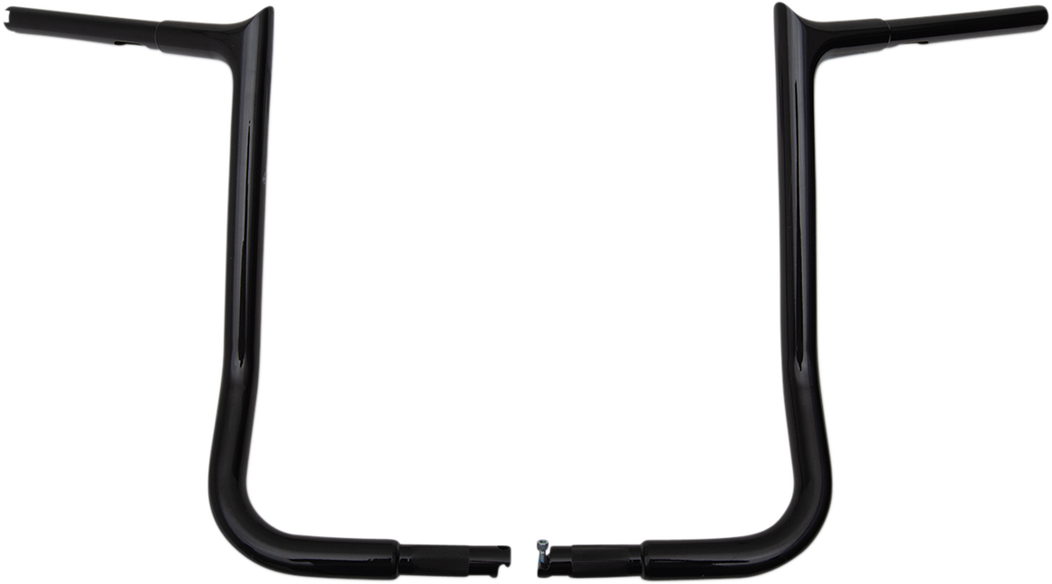 FAT BAGGERS INC. 1-1/4" EZ Install Pointed Top Handlebar - 16" - Black 905016-B — image 1