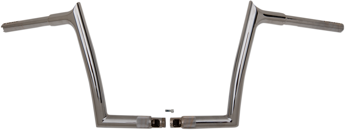 FAT BAGGERS INC. 1-1/4" EZ Install Pointed Top Handlebar - 10" - Chrome 906010 — image 1