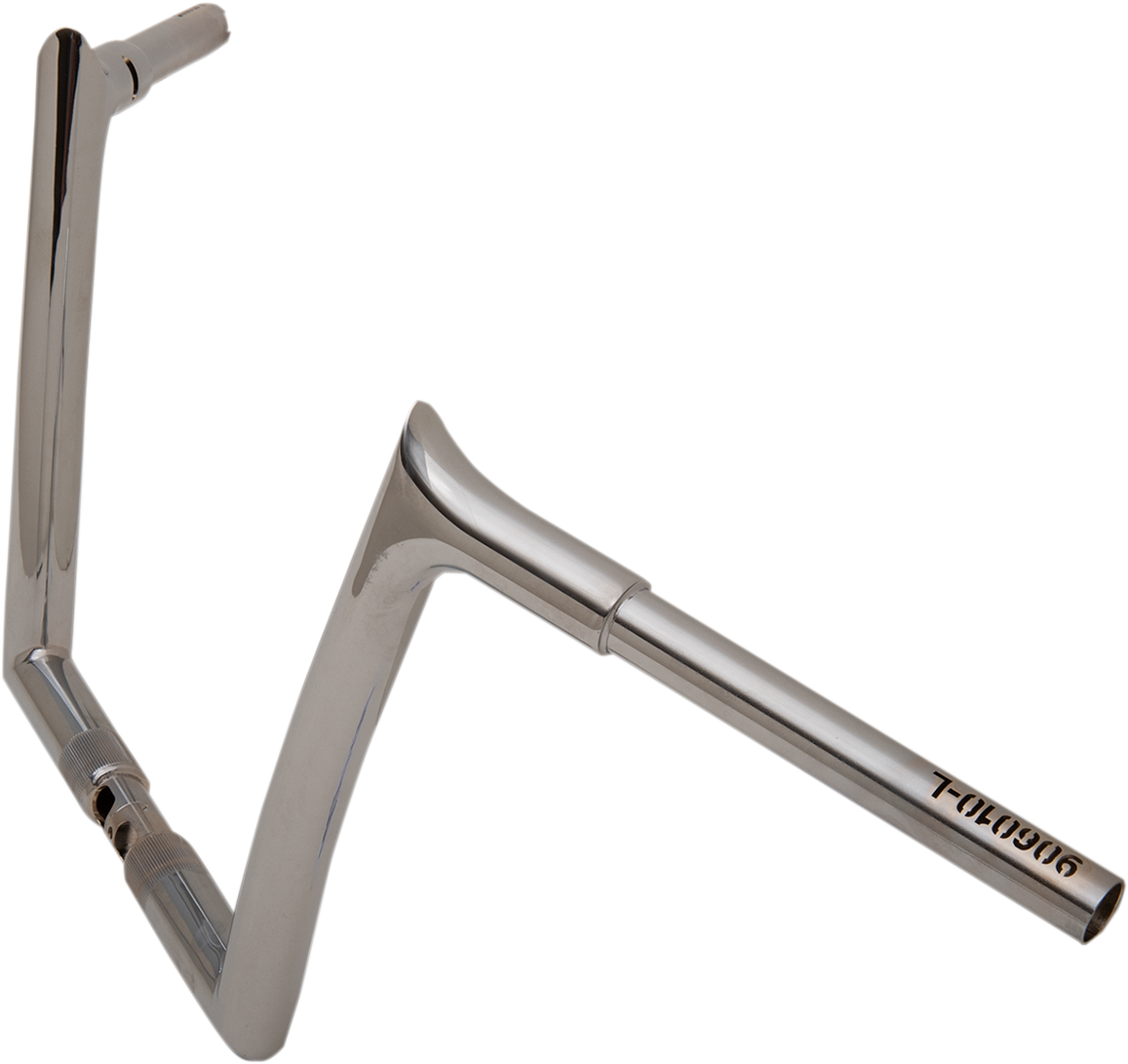 FAT BAGGERS INC. 1-1/4" EZ Install Pointed Top Handlebar - 10" - Chrome 906010 — image 6