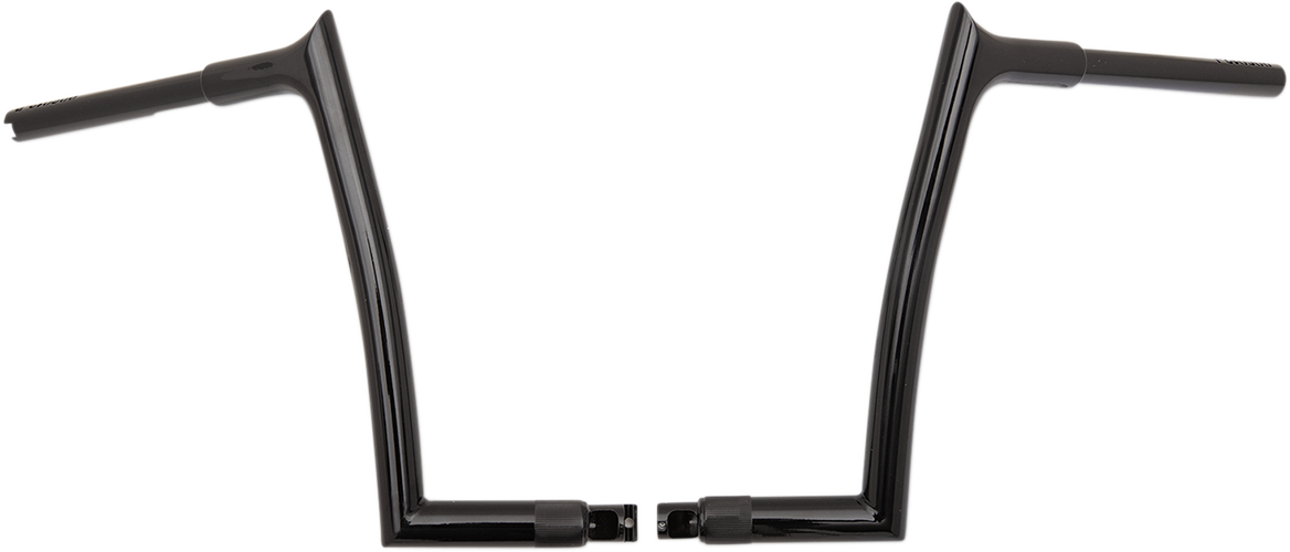 FAT BAGGERS INC. 1-1/4" EZ Install Pointed Top Handlebar - 12" - Black 906012-B — image 1