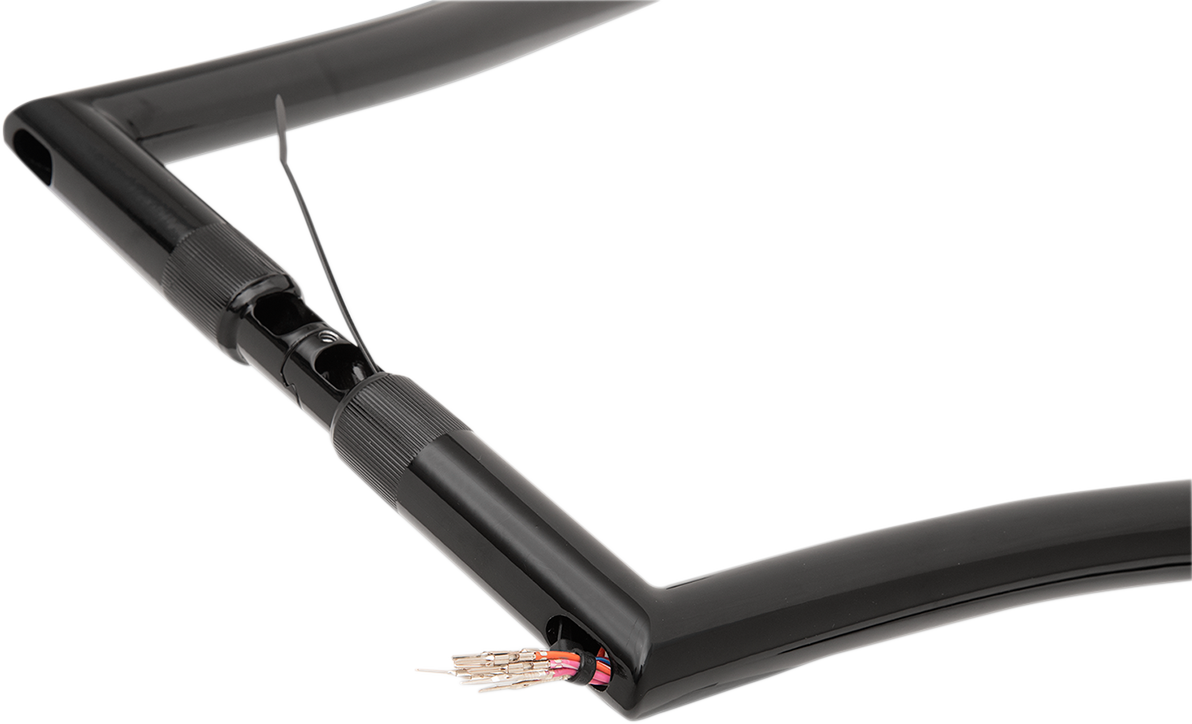 FAT BAGGERS INC. 1-1/4" EZ Install Pointed Top Handlebar - 12" - Black 906012-B — image 12