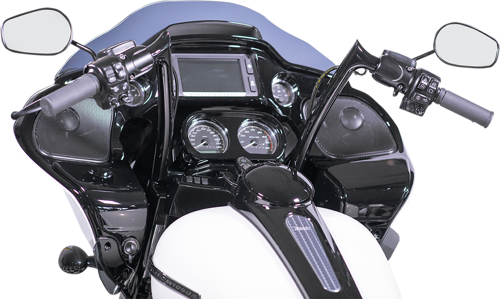 FAT BAGGERS INC. 1-1/4" EZ Install Pointed Top Handlebar - 12" - Black 906012-B — image 2