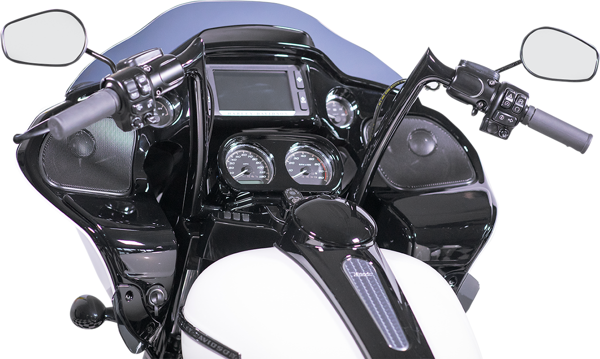 FAT BAGGERS INC. 1-1/4" EZ Install Pointed Top Handlebar - 12" - Black 906012-B — image 2